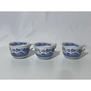 vintage Furnivals Quail Blue pattern Teacup